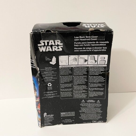 Star Wars Darth Vader Low Back Seat Cover with Headrest Cover - Picture 5 of 14
